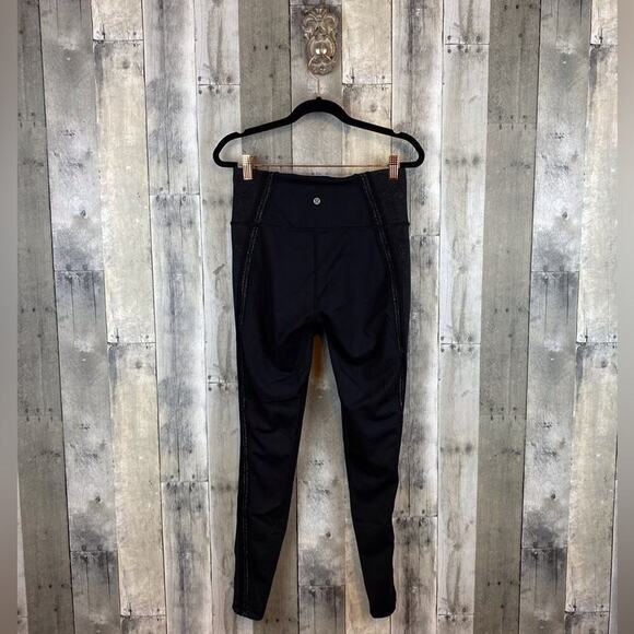 Lululemon Power Lines Pant *28" in Black/Meisai Ice Grey Size 8. - Picture 4 of 16